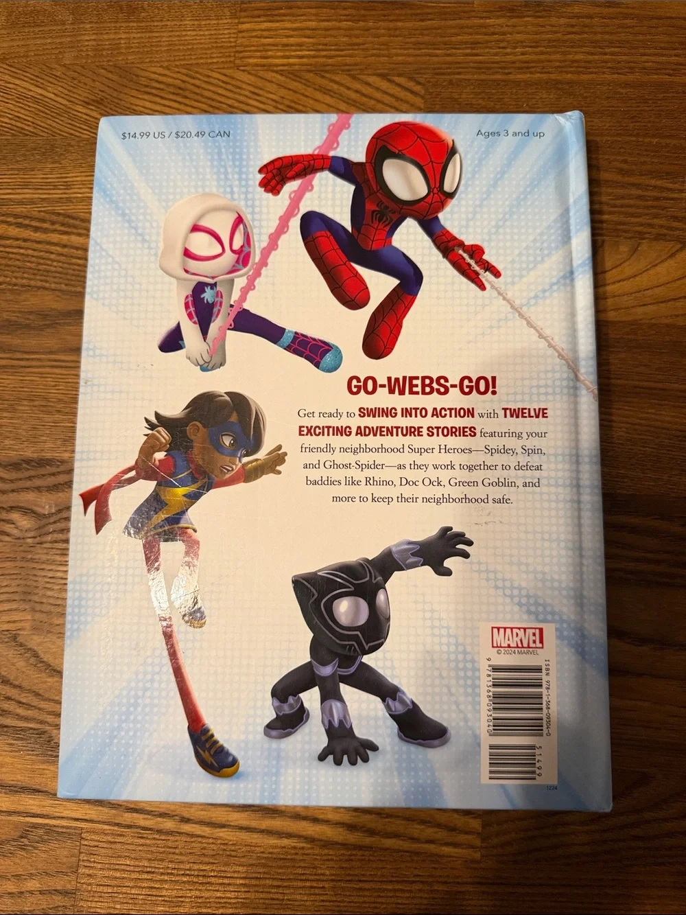 Marvel Spidey and His Amazing Friends 5 Minute Stories - Colorful Kids Book